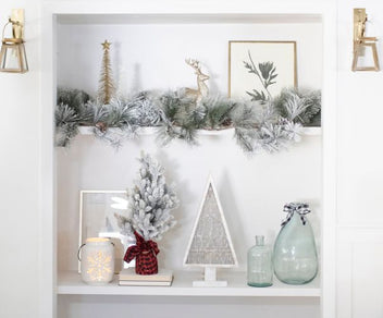 Simple Holiday Decorating Ideas with Old Time Pottery