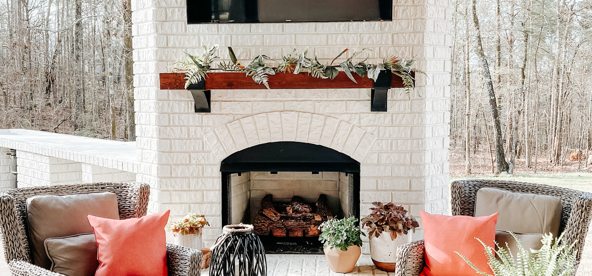 Spruce Up the Outdoor Patio Using Faux Plants & Colorful Accent Pieces