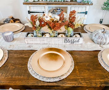 Cozy Fall Tablescape – Affordable Fall Table Décor