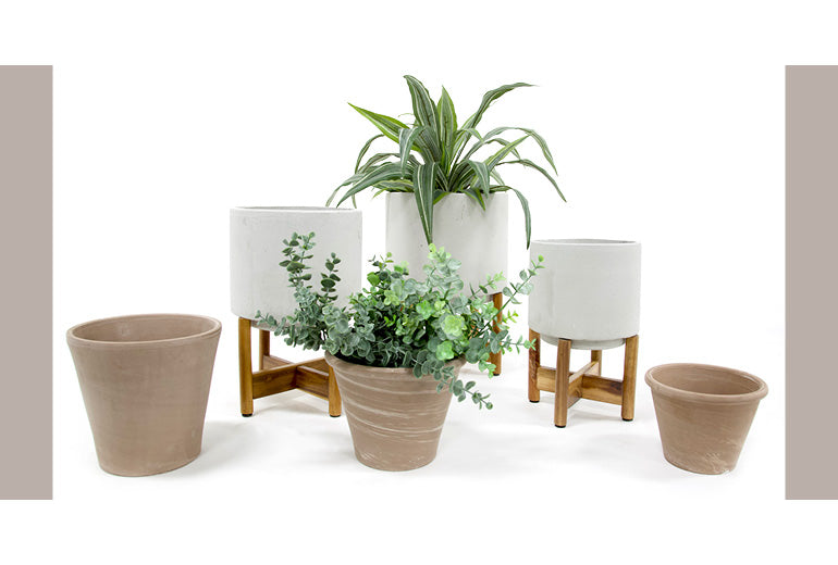 Add greenery to any space & immediately bring life to your room! It's in the name— Old Time Pottery has the best selection of planters & pots that fit your budget.